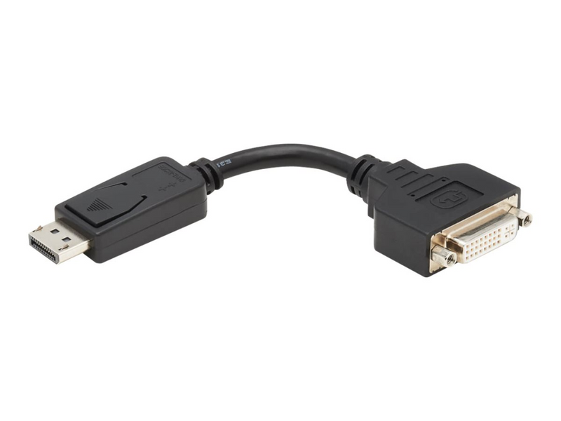 Tripp 6in Displayport to DVI Adapter Video Converter DP-M to DVI-I-F 6" - Display-Adapter - DisplayPort (M)