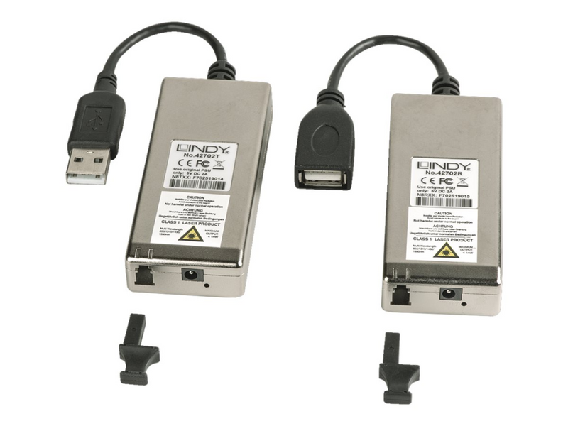 Lindy USB 2.0 MM LWL/Fibre Optic Extender - USB-Erweiterung