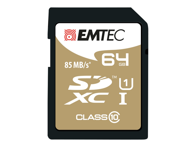 EMTEC Gold+ - Flash-Speicherkarte - 64 GB - Class 10