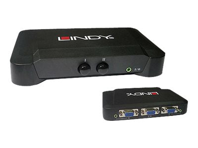 Lindy VGA & Audio Switch 2:1 - Video/Audio-Schalter