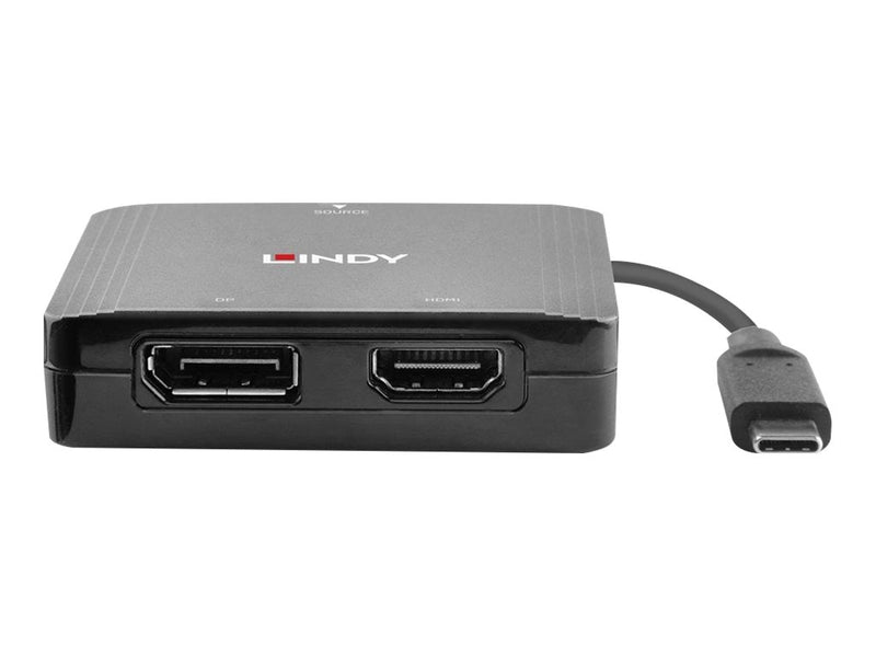 Lindy Videoadapter - USB-C männlich bis HDMI, DisplayPort weiblich
