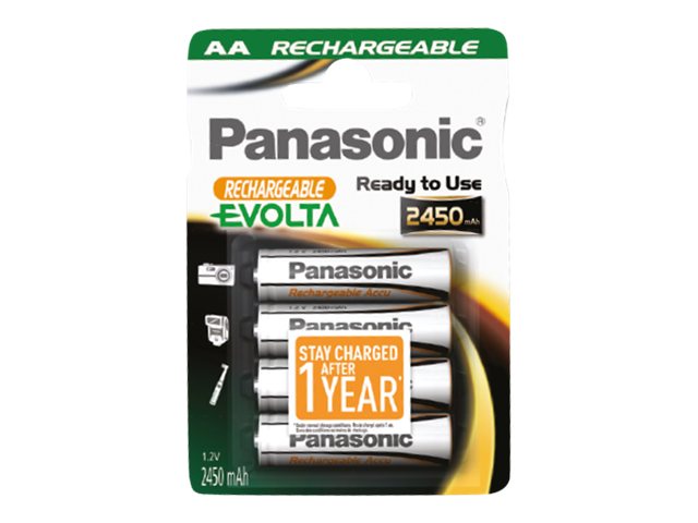 Panasonic Evolta HHR-3XXE - Batterie 4 x AA-Typ - NiMH - (wiederaufladbar)