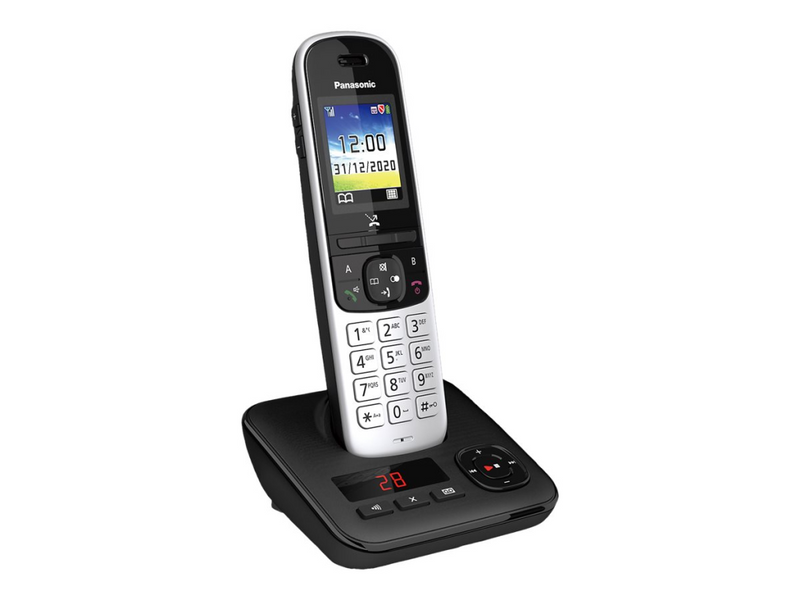 Panasonic KX-TGH723G - Schnurlostelefon - Anrufbeantworter mit Rufnummernanzeige/Anklopffunktion