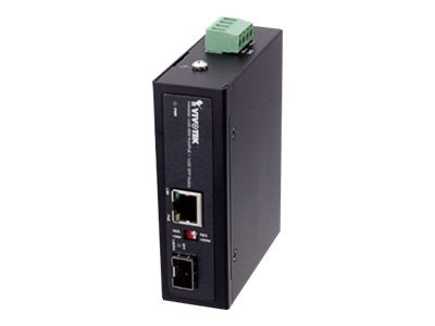 VIVOTEK AW-IHH-0200 - Switch - unmanaged - 1 x 10/100/1000 (PoE+)