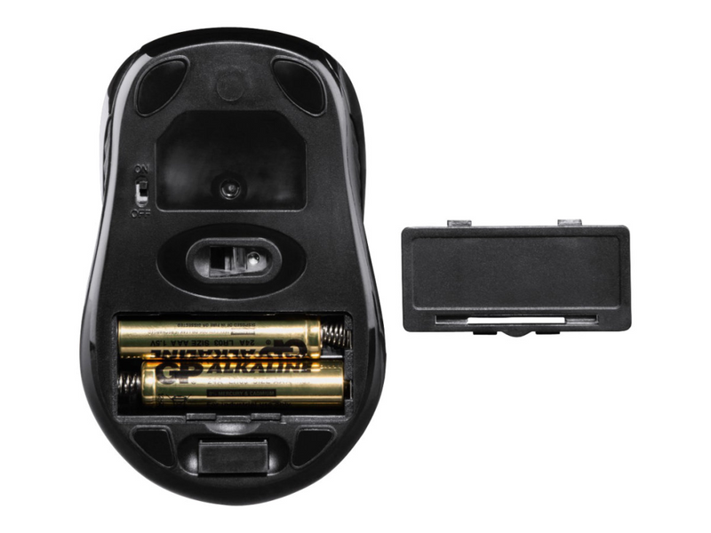 Hama Wireless Optical Mouse "AM-7300" - Maus - optisch - 3 Tasten - kabellos - 2.4 GHz - kabelloser Empfänger (USB)