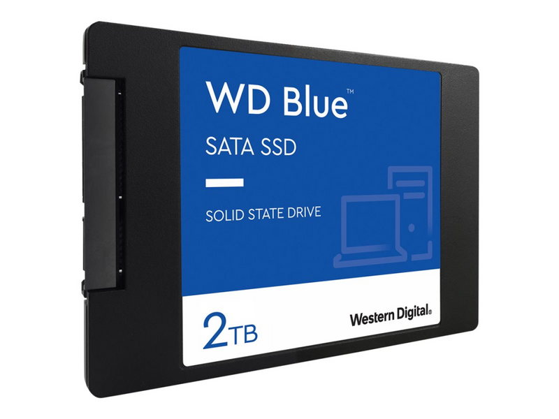 WD Blue 3D NAND SATA SSD WDS200T2B0A - 2 TB SSD - intern - 2.5" (6.4 cm)