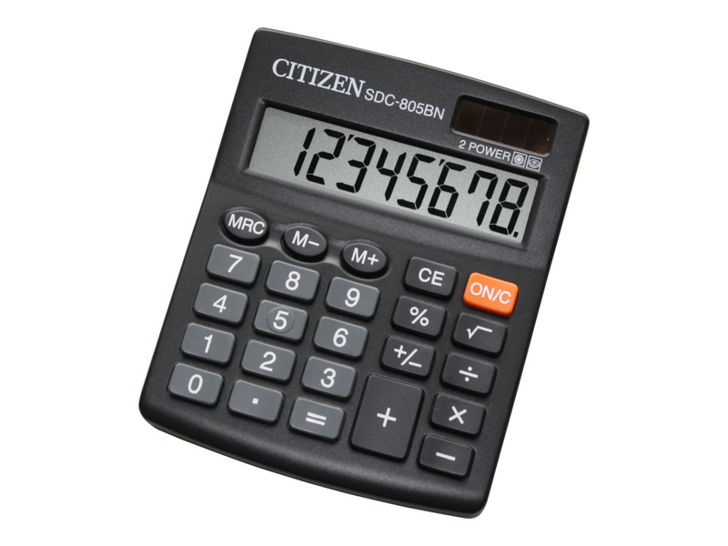 Citizen SDC-805BN - Desktop-Taschenrechner - 8 Stellen
