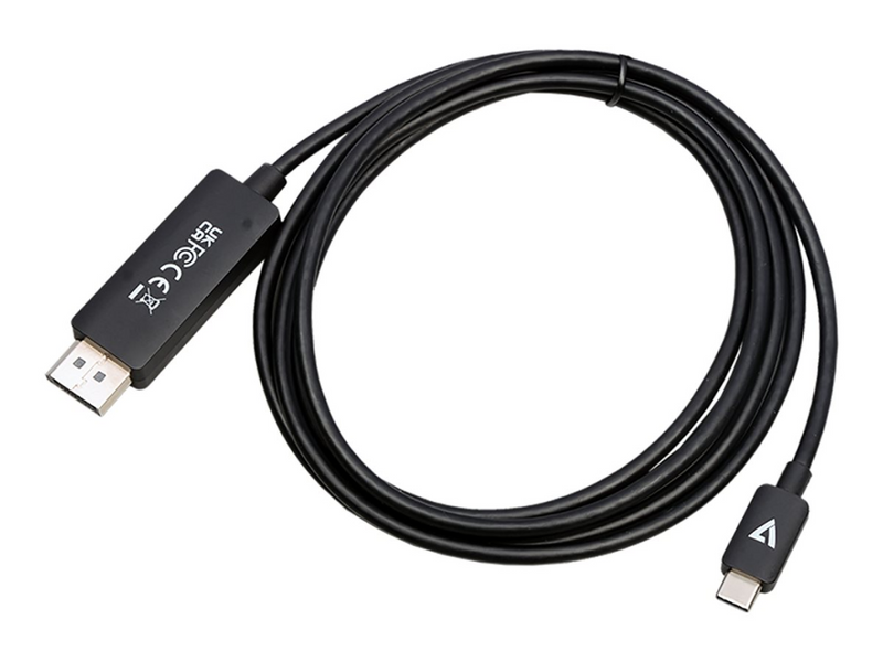 V7 Adapterkabel - USB-C (M) bis DisplayPort (M)