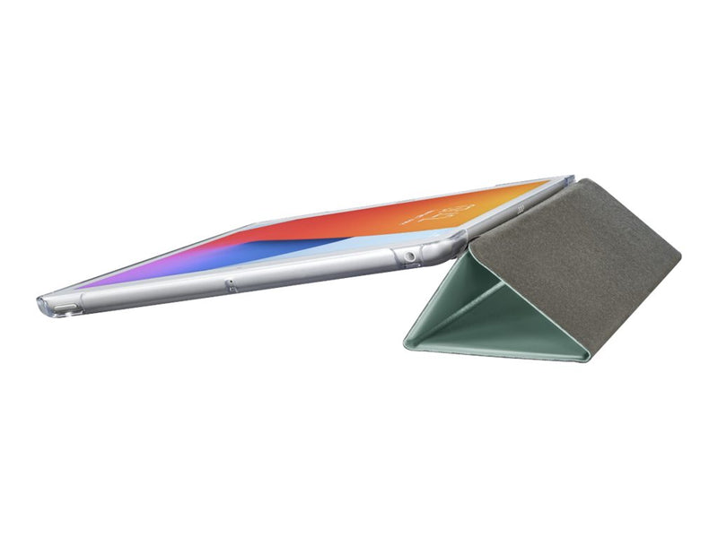 Hama "Fold Clear" - Flip-Hülle für Tablet - Polyurethan - grün - 10.2" - für Apple 10.2-inch iPad (7. Generation, 8. Generation)