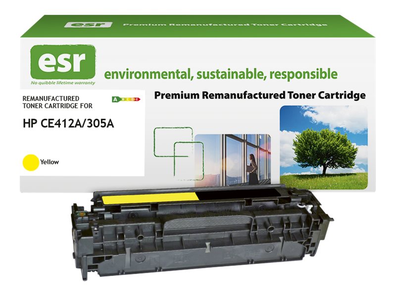 Armor ESR - Gelb - kompatibel - Karton - wiederaufbereitet - Tonerpatrone (Alternative zu: HP CE412A)