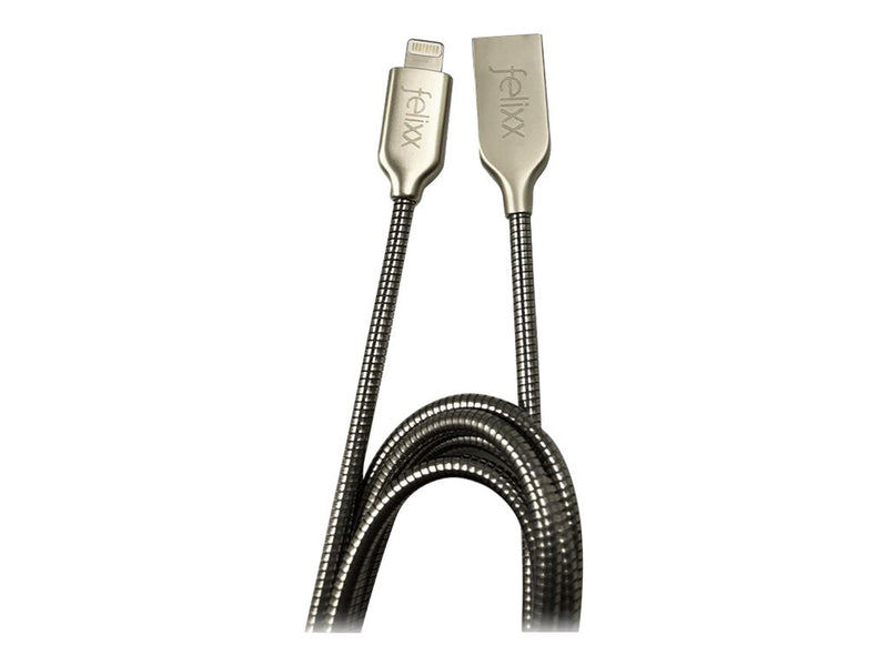 Bea-fon Felixx Premium - Lightning-Kabel - Lightning männlich zu USB männlich - 1 m - Silber - für Apple iPad/iPhone/iPod (Lightning)