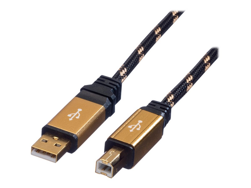 ROLINE Gold - USB-Kabel - USB (M) zu USB Typ B (M)