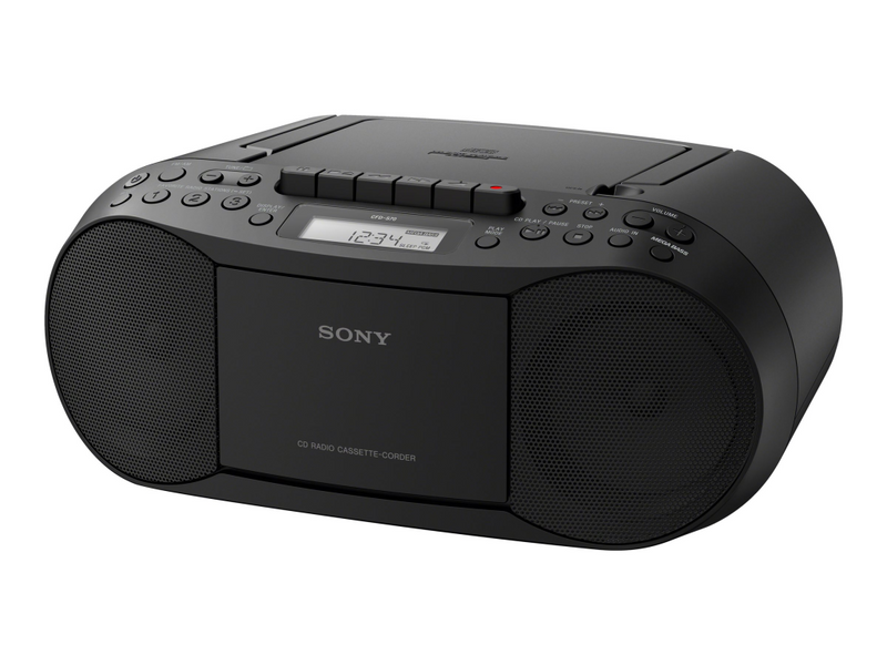 Sony CFD-S70 - Ghettoblaster - 3.4 Watt - Schwarz
