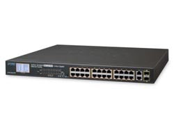 Planet FGSW-2622VHP - Switch - unmanaged - 24 x 10/100 (PoE+)