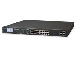 Planet FGSW-1822VHP - Switch - unmanaged - 16 x 10/100 (PoE+)