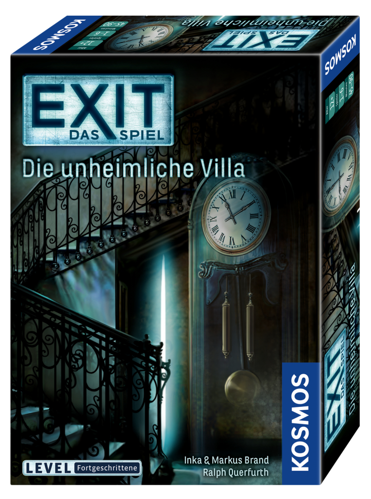Kosmos EXIT - Das Spiel - Die unheimliche Villa - Abzug - Kinder & Erwachsene - 12 Jahr(e) - 45 min