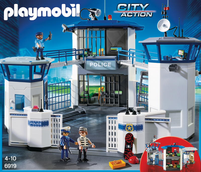 PLAYMOBIL City Action 6919 - Aktion/Abenteuer - Police Headquarters with Prison