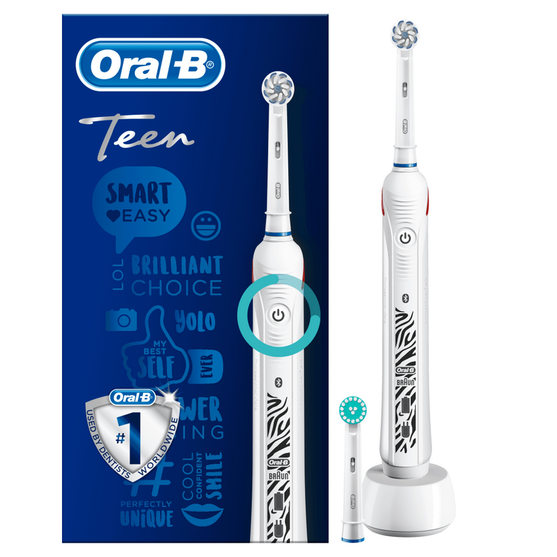 Oral-B Teen - Zahnbürste - weiß
