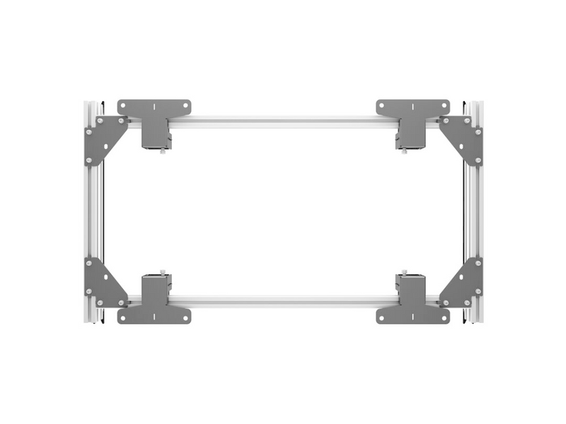 Multibrackets HAGOR WH Synchron 51 - Befestigungskit (Wandmontage, Schwenkarm) für LCD-Display - Schwarz - Bildschirmgröße: 101.6-165.1 cm (40"-65")
