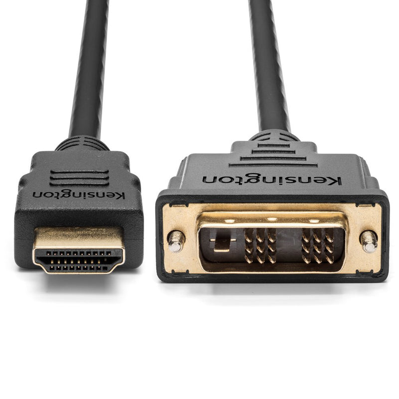 Kensington HDMI (M) to DVI-D (M) Passive Cable, 6ft