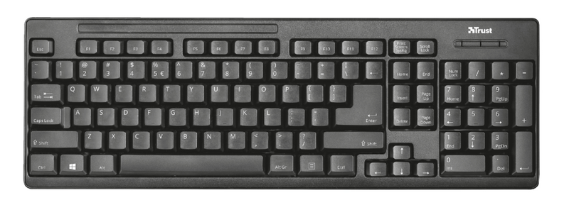 Trust Ziva - Tastatur-und-Maus-Set - kabellos