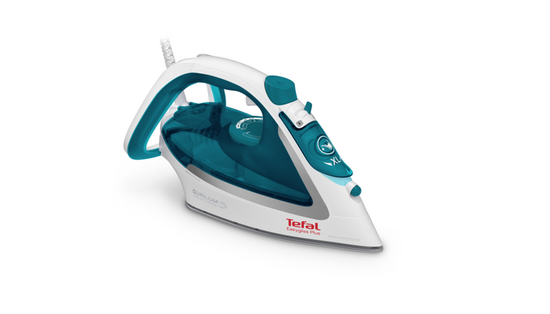 TEFAL EasyGliss Plus FV5718 iron Dry & Steam Durilium soleplate 2400 W Turquoise
