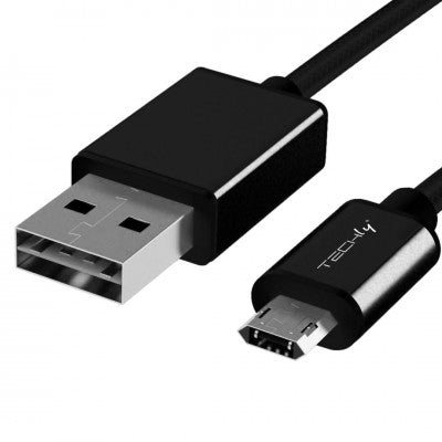 Techly USB-Kabel - USB (M) umkehrbar zu Micro-USB Typ B (M)