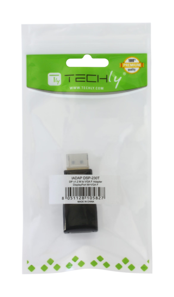 Techly Videokonverter - VGA - DisplayPort