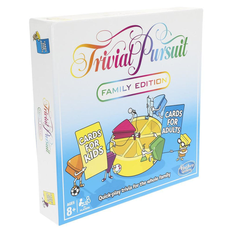 Hasbro Trivial Pursuit Family Edition Erwachsene & Kinder Quiz-Spiel