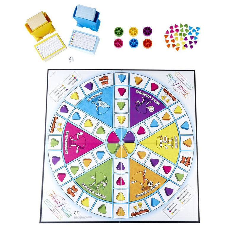 Hasbro Trivial Pursuit Family Edition Erwachsene & Kinder Quiz-Spiel