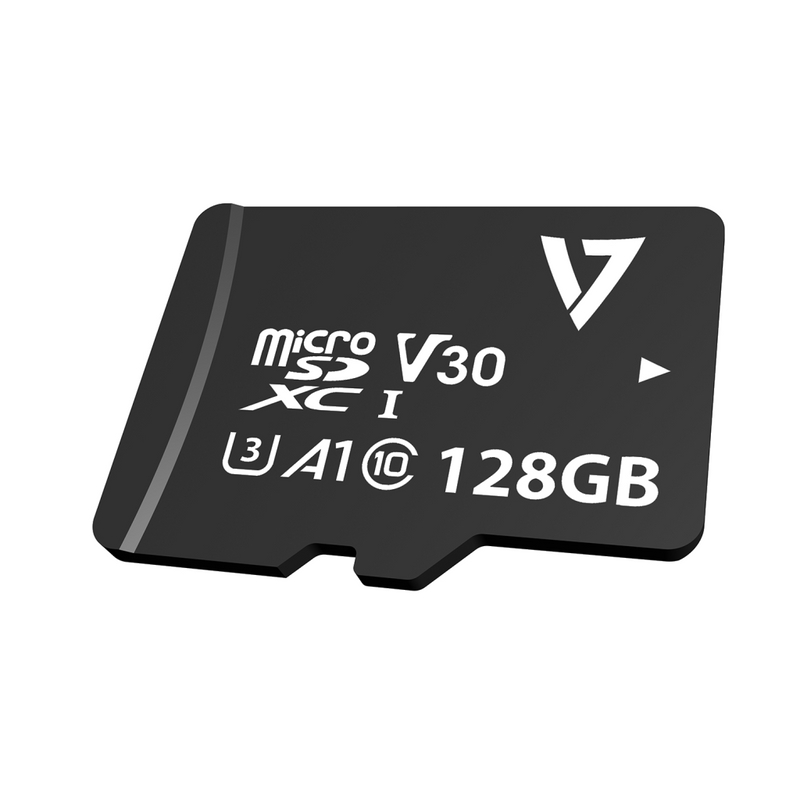V7 VPMD128GU3 - Flash-Speicherkarte (microSDXC-an-SD-Adapter inbegriffen)
