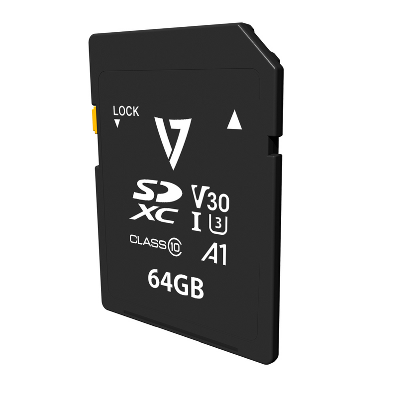 V7 VPSD64GV30U3 - Flash-Speicherkarte - 64 GB
