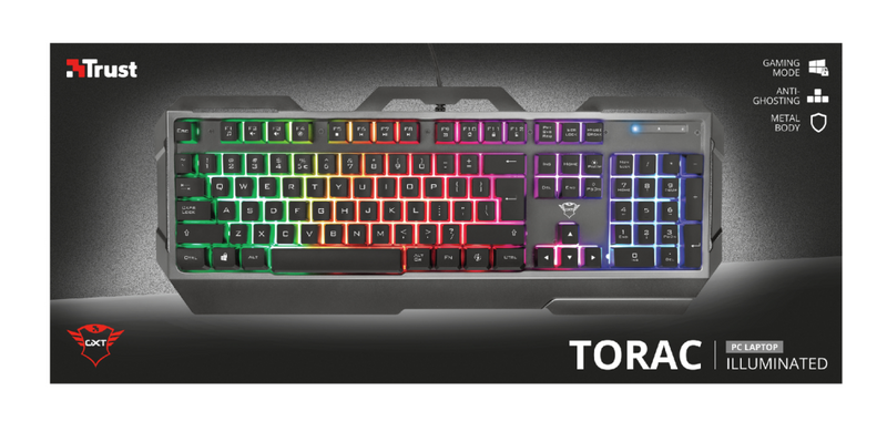 Trust Gaming GXT 856 Torac - Tastatur - hintergrundbeleuchtet
