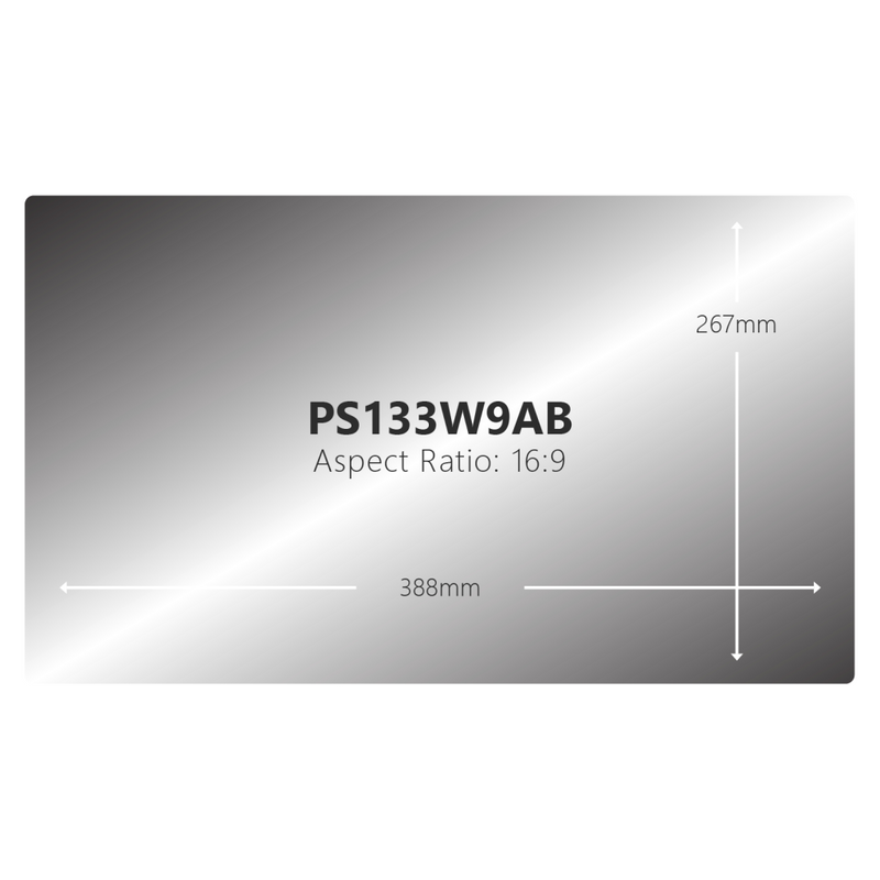 V7 Anti-Blue light - Notebook-Bildschirmschutz - entfernbar - klebend - 33,8 cm Breitbild (13,3 Zoll Breitbild)