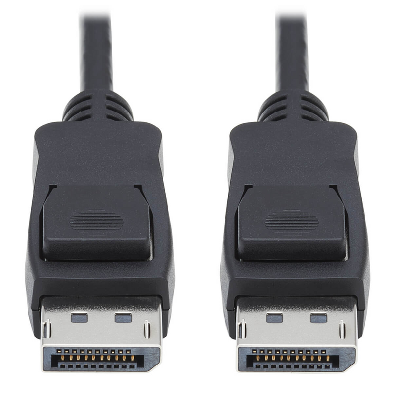 Tripp DisplayPort 1.4 Cable with Latching Connectors - 8K UHD, HDR, 4:2:0, HDCP 2.2, M/M, Black, 6 ft. - DisplayPort-Kabel - DisplayPort (M)