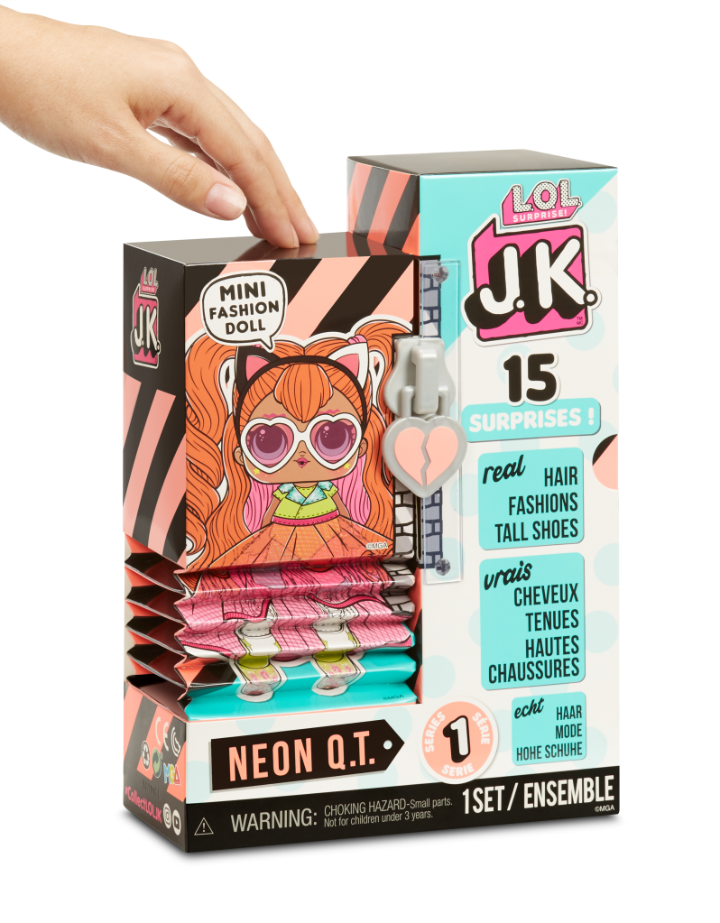 MGA Entertainment Inc. L.O.L. Surprise! J.K. Doll - Neon Q.T. - Babypuppe - Mädchen - 4 Jahr(e)