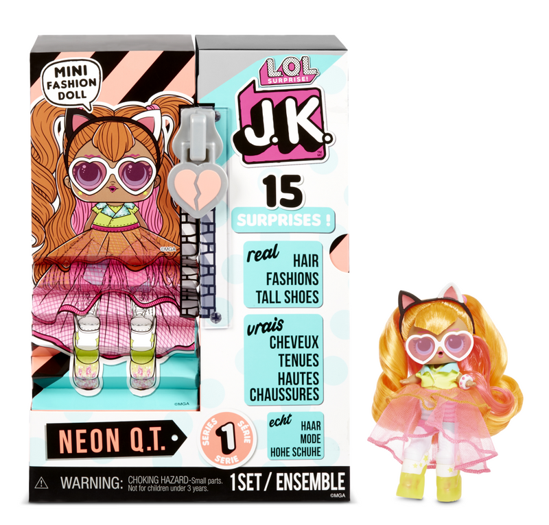 MGA Entertainment Inc. L.O.L. Surprise! J.K. Doll - Neon Q.T. - Babypuppe - Mädchen - 4 Jahr(e)