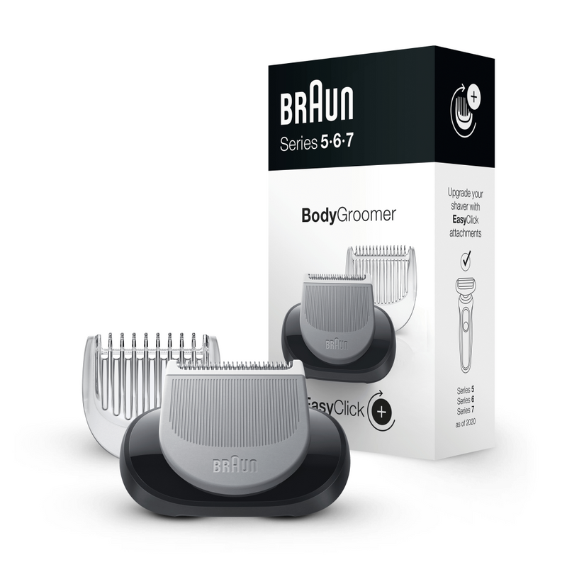 Braun Body Groomer - Scherkopf - 3 Kopf/Köpfe - Schwarz - Silber - Transparent - Series 5-6-7