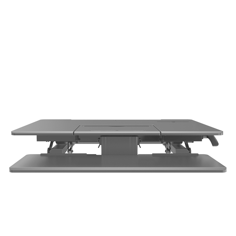 V7 Workstation-Tischständer mit Sitz-/Stehfunktion - 36 Zoll - Schwarz - 25,4 cm (10 Zoll) - 81,3 cm (32 Zoll) - 130 - 430 mm - Holz - 15 kg