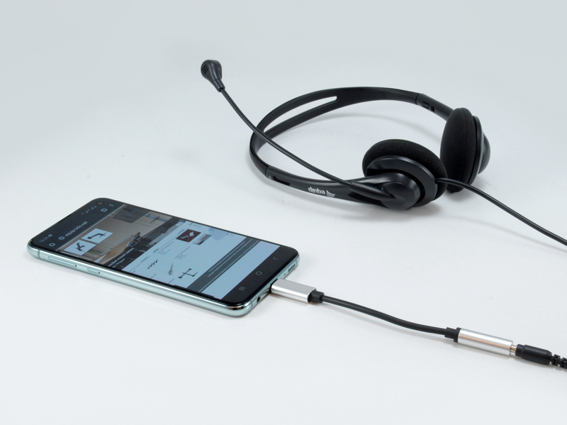 Equip Life - Audio-Adapter - USB-C männlich bis Stereo Mini-Klinkenstecker weiblich