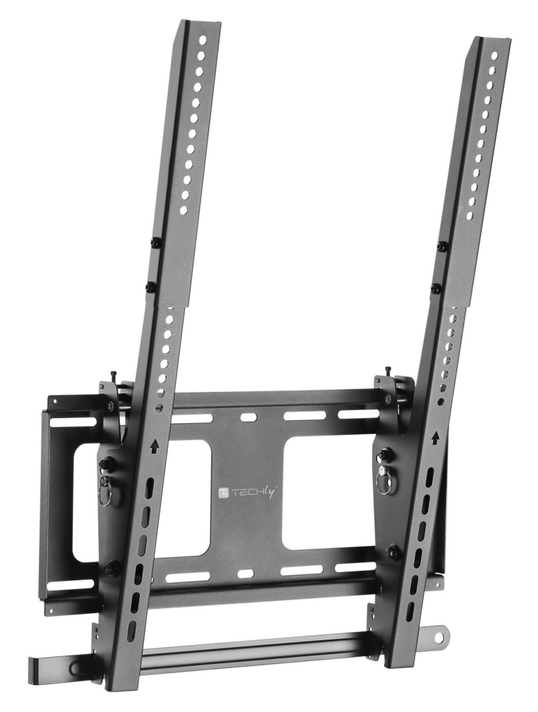Techly Befestigungskit (Wandmontage) - Hochformat neigbar - für LCD-Display - Schwarz - Bildschirmgröße: 101.6-139.7 cm (40"-55")