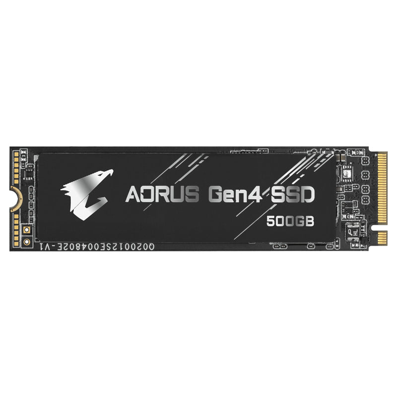 Gigabyte AORUS - SSD - 500 GB - intern - M.2 2280 - PCIe 4.0 x4 (NVMe)
