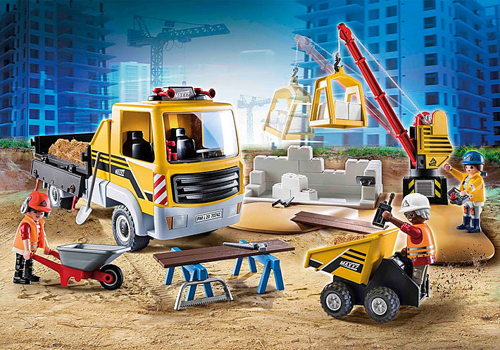 PLAYMOBIL City Action Cantiere con camioncino 70742