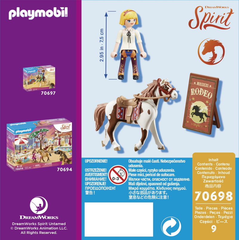 PLAYMOBIL Spirit Rodeo Abigail 70698