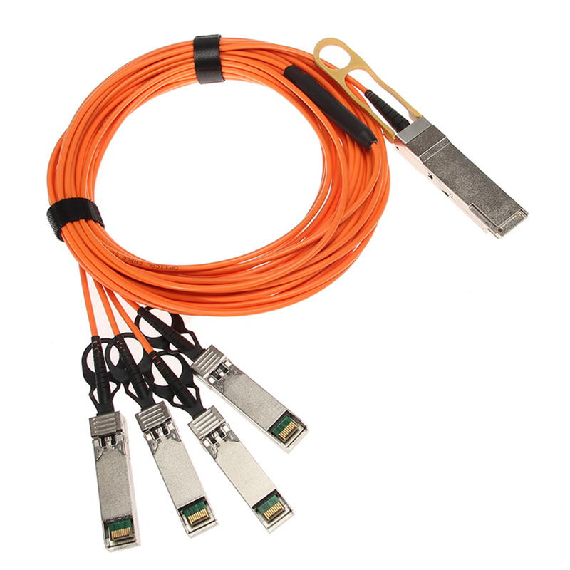 Global Hardware Solutions 40G QSFP+ to 4x10G SFP+ Active Opt Cable 1M