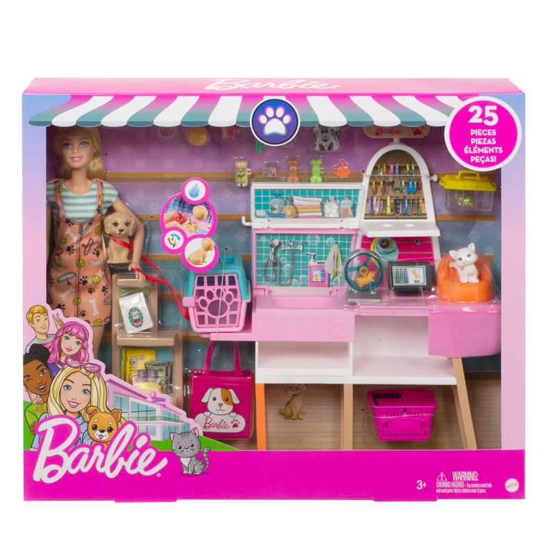 Mattel Haustiersalon Spielset und Puppe - Modepuppe - Mädchen - 3 Jahr(e)