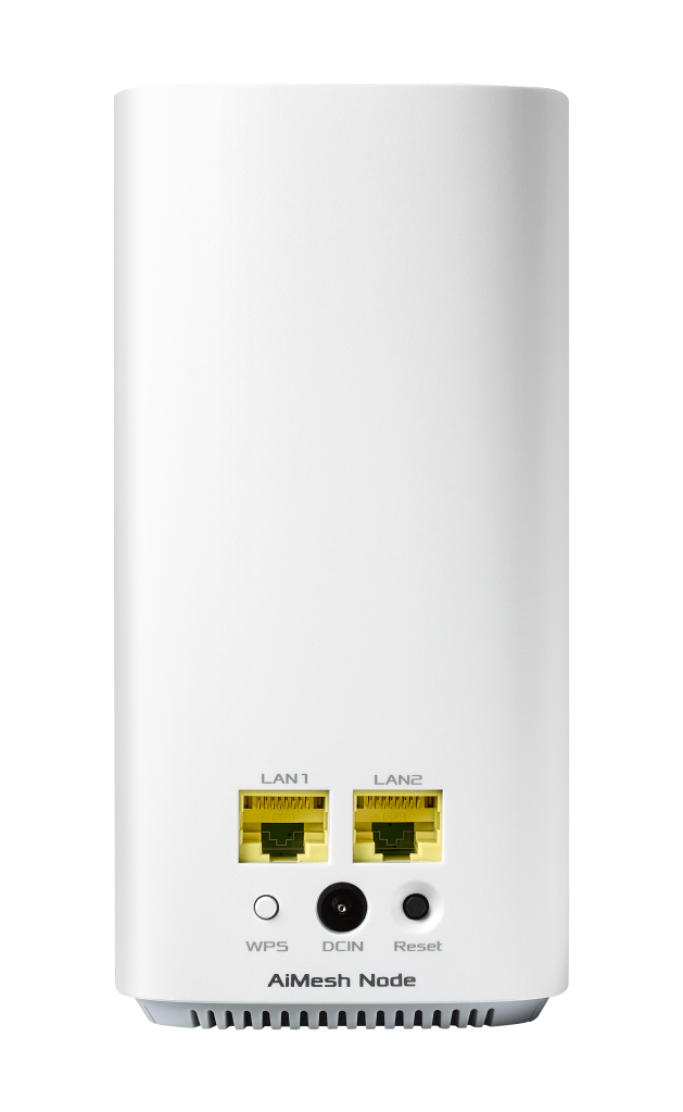 ASUS 90IG05S0-BU2400 - Wi-Fi 6 (802.11ax) - Einzelband (2,4GHz) - Eingebauter Ethernet-Anschluss - Weiß - Tragbarer Router