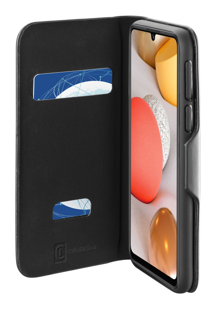 Cellularline Book Clutch - Folio - Samsung - Galaxy A42 - 16,8 cm (6.6 Zoll) - Schwarz