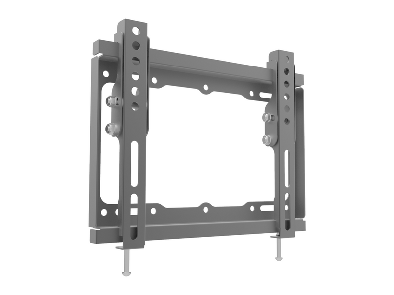Equip Befestigungskit (Montageklammer, Slide-in-Platte) - für LCD-Display - Kunststoff, rostfreier Stahl - Schwarz - Bildschirmgröße: 58,4-109 cm (23"-43")