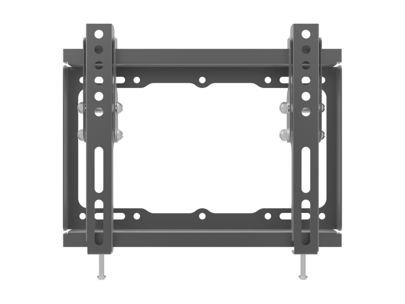 Equip Befestigungskit (Montageklammer, Slide-in-Platte) - für LCD-Display - Kunststoff, rostfreier Stahl - Schwarz - Bildschirmgröße: 58,4-109 cm (23"-43")